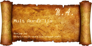 Mult Aurélia névjegykártya